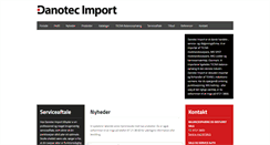 Desktop Screenshot of danotec-import.dk